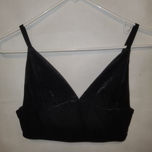 Bralette velvet top